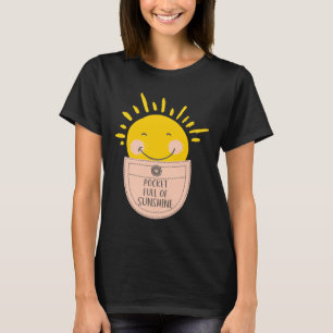 Camiseta Bolsas llenas de sol felicidad alegre sonrisa sol