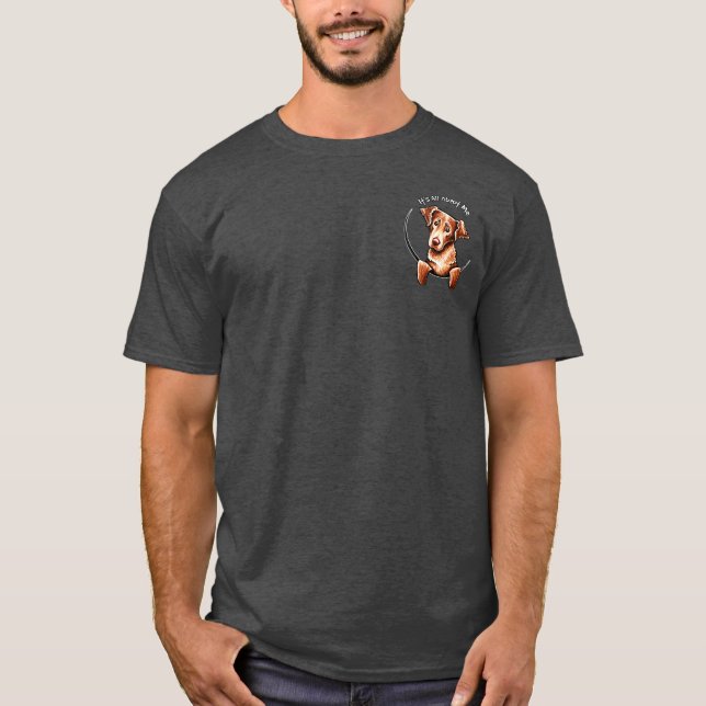 Camiseta Bolsillo Chessie IAAM Off-Leash Art™ (Anverso)
