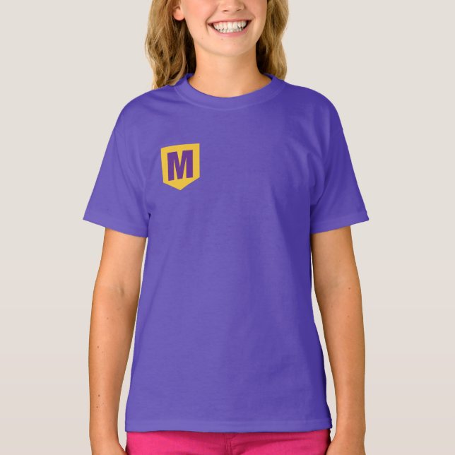 Camiseta Bolsillo con el logotipo de Meekah M (Anverso)