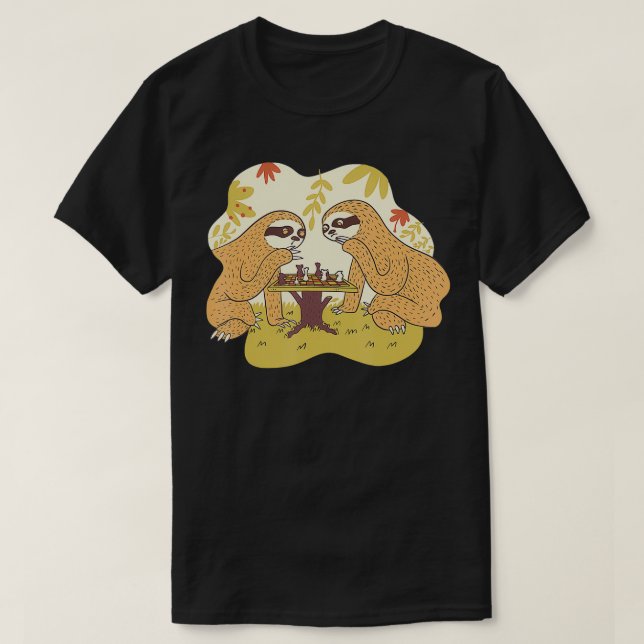 Camiseta Bolsillo de ajedrez (Diseño del anverso)