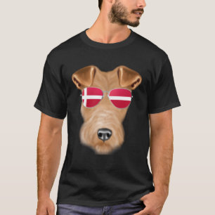 Camiseta Bolsillo de Dinamarca de Fox Terrier Dog