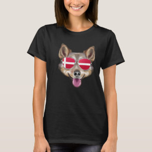 Camiseta Bolsillo de Dinamarca de la bandera danesa de Cair