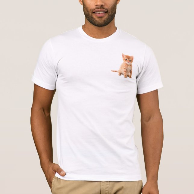 Camiseta bolsillo de gatitos (Anverso)
