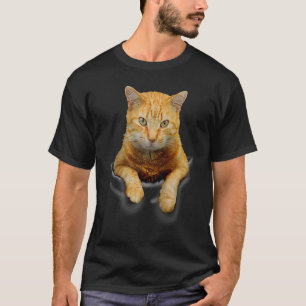 Camiseta Bolsillo de Gato Raglan de Béisbol Lindo Mascota