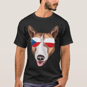 Camiseta Bolsillo de la República Checa de la bandera del t