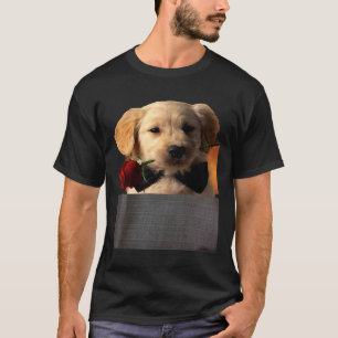 Camiseta Bolsillo de perro cachorro adorable pug perros cac