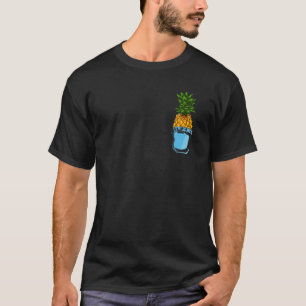 Camiseta Bolsillo de vacaciones de verano tropical de fruta