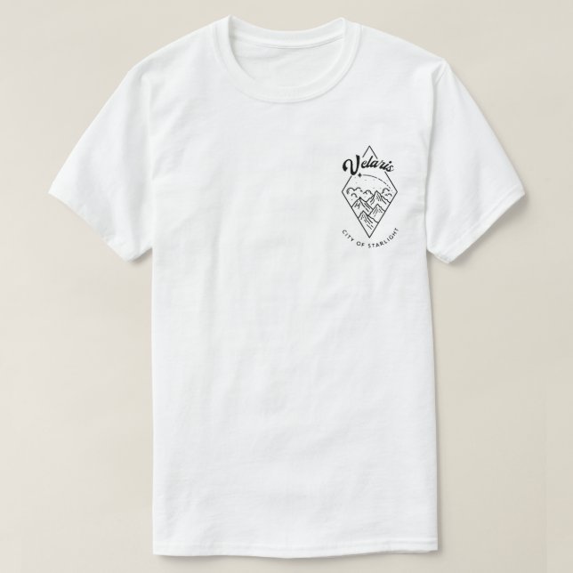 Camiseta Bolsillo de Velaris (Diseño del anverso)