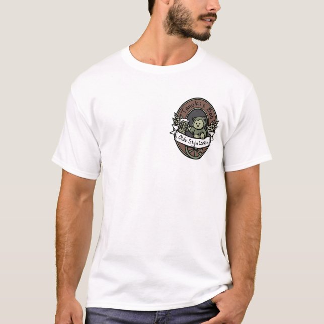 Camiseta Bolsillo del estilo de Olde a todo color (Anverso)