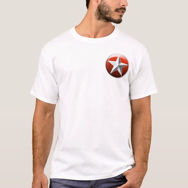 Camiseta Bolsillo del símbolo del conquistador (Anverso)
