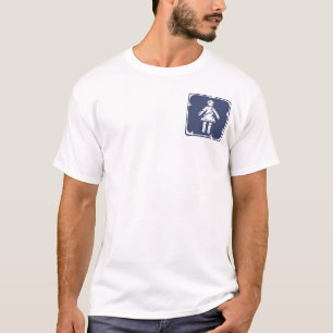 Camiseta Bolsillo del tocador de señoras
