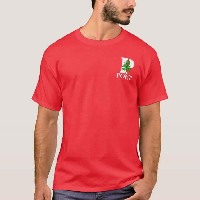 CAMISETA BOLSILLO DOS DEL POETA DE GSB (Anverso)