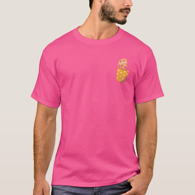 Camiseta Bolsillo Gouda Cheese Foodie Snack Cheddar Cheese (Anverso)