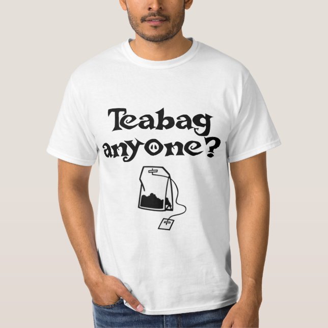 CAMISETA ¿BOLSITA DE TÉ CUALQUIER PERSONA? (Anverso)
