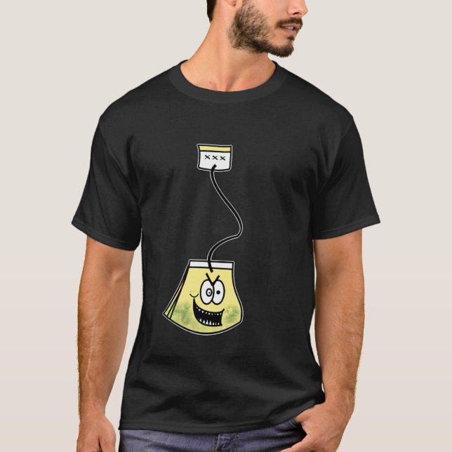 Camiseta Bolsita de té enojada (Anverso)
