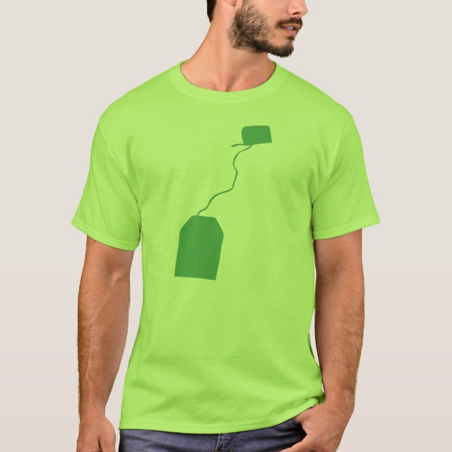 Camiseta Bolsita de té, taza de empaquetamiento de T, té (Anverso)