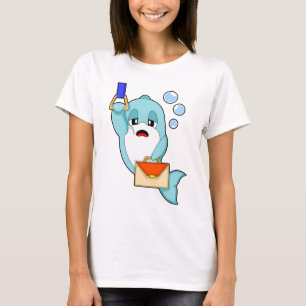 Camiseta Bolso de secretario de delfín Oficina