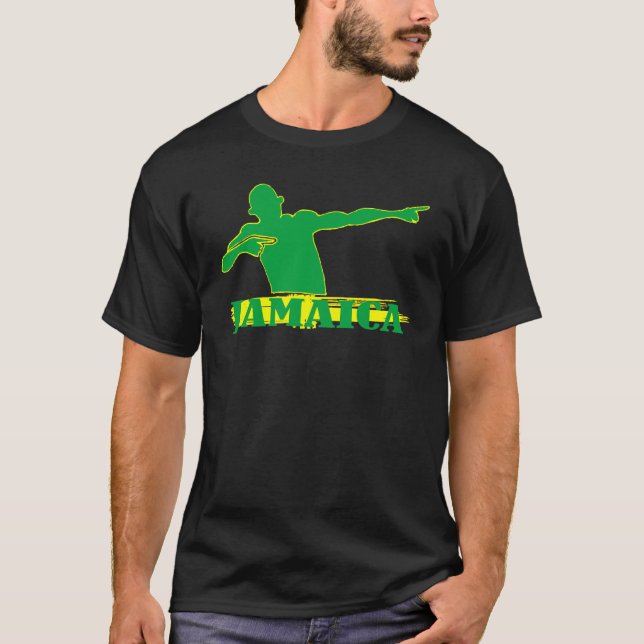 Camiseta Bolt de Jamaica (Anverso)