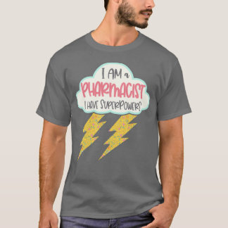 Camiseta Bolt de superpoderes retro-farmacéutico