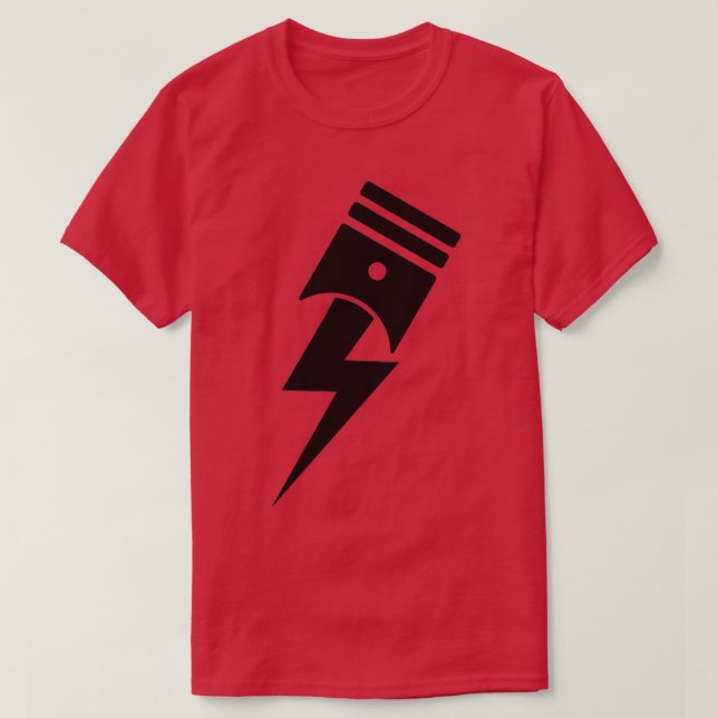Camiseta Bolt Piston (Diseño del anverso)