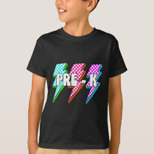 Camiseta Bolt Relámpago Retro Prek De Vuelta Al Control Esc