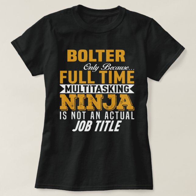 Camiseta Bolter (Diseño del anverso)