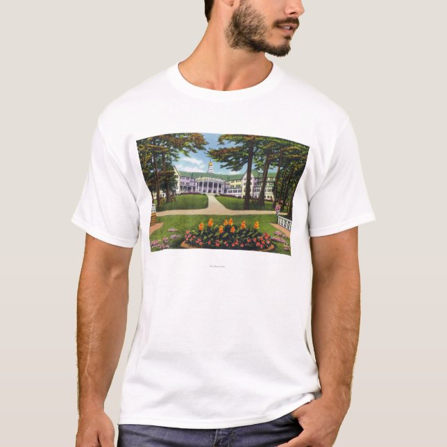 Camiseta Bolton que aterriza la vista exterior del hotel de (Anverso)