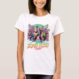 Camiseta Bomb Rush Cyberfunk – Rebelión callejera de neón