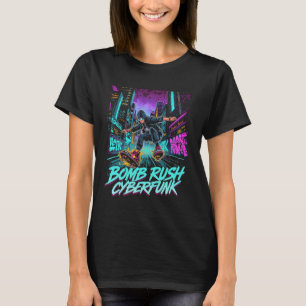 Camiseta Bomb Rush Cyberfunk – Rebelión en la calle de neón