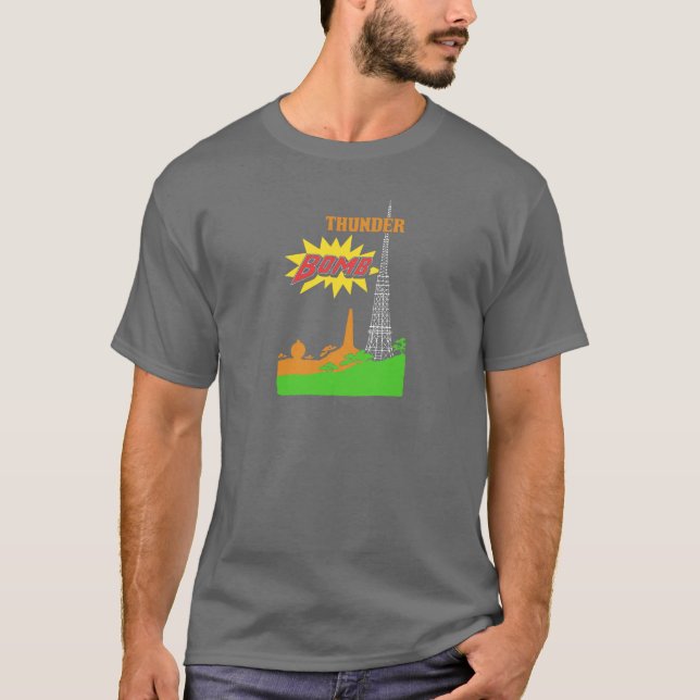 Camiseta Bomba clásica del trueno (Anverso)