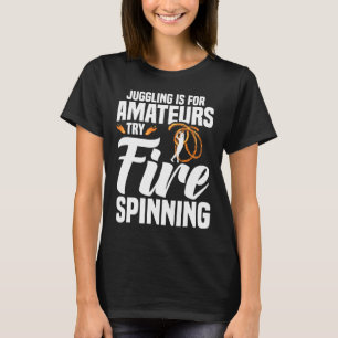 Camiseta Bomba de Artista de Bomberos Spinning Poi Fire Spi