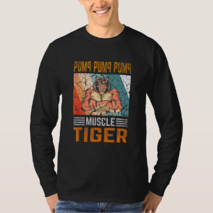 Camiseta Bomba de bomba - Tigre muscular Gimnasio Gimnasio 