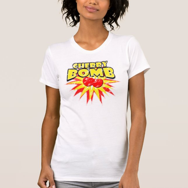 Camiseta Bomba de cereza (Anverso)
