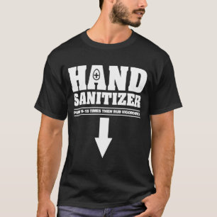 Camiseta Bomba de desinfectante de manos 10 15 veces Frotar