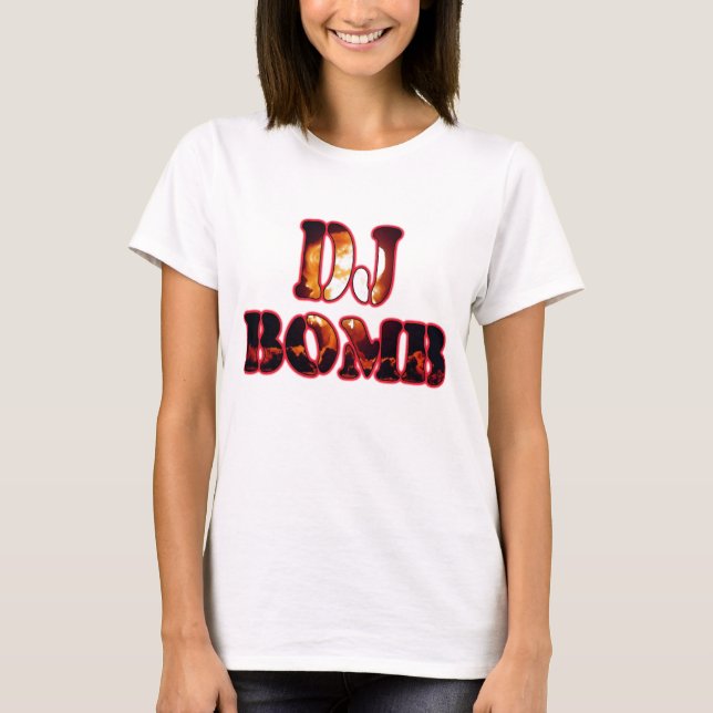 CAMISETA BOMBA DE DJ (Anverso)