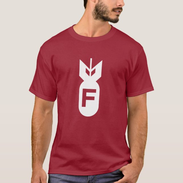 Camiseta Bomba de F (Anverso)