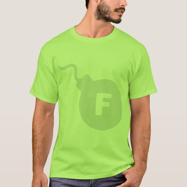 Camiseta Bomba de F (Anverso)