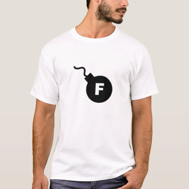 Camiseta Bomba de F (Anverso)