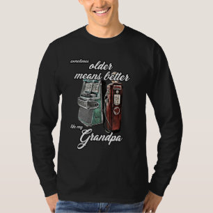 Camiseta Bomba de gas Jukebox Grandpa Abuelo Abuelo Abuelo 