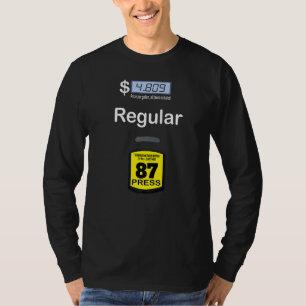 Camiseta Bomba de gas sin plomo Ropa de Combustible Regular
