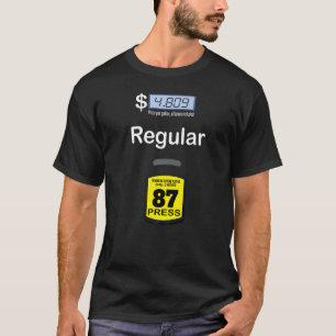 Camiseta Bomba de gas sin plomo Ropa de Combustible Regular