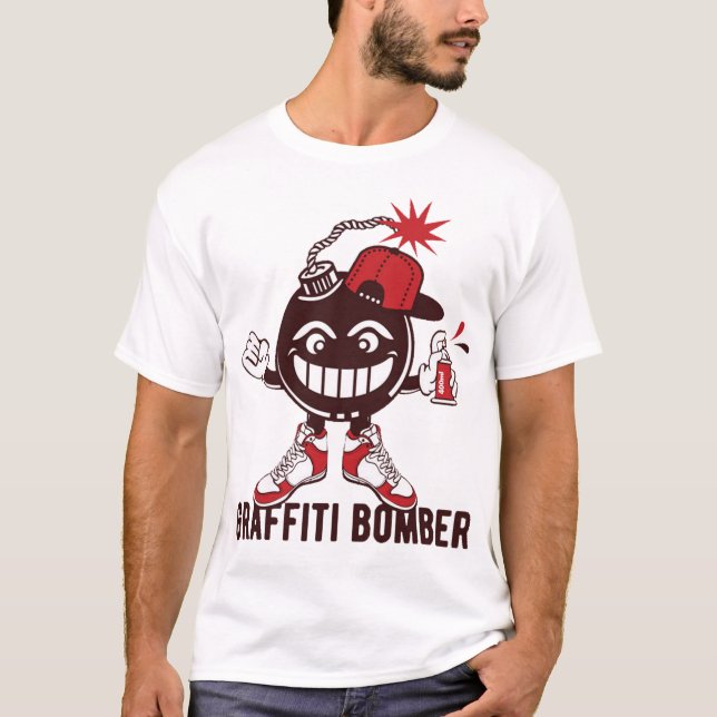 Camiseta Bomba de graffiti (Anverso)