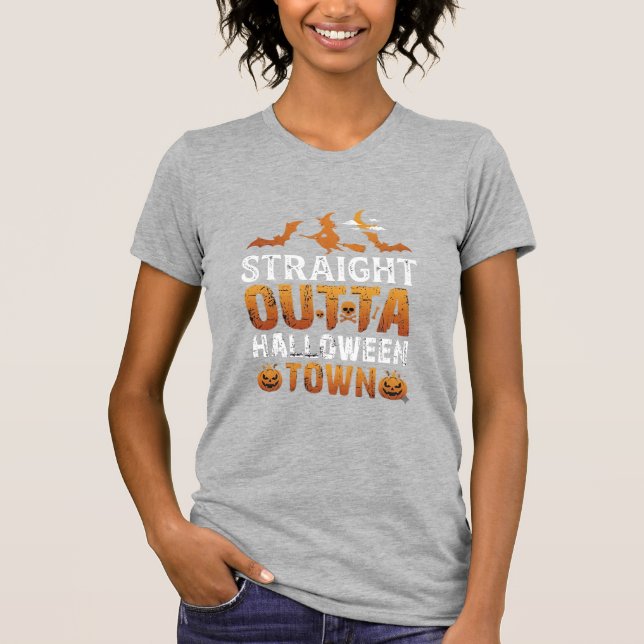 Camiseta Bomba de Murciélagos de Luna de Bruja Directamente (Anverso)
