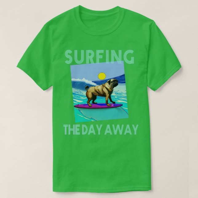 CAMISETA BOMBA DE SURFING (Diseño del anverso)