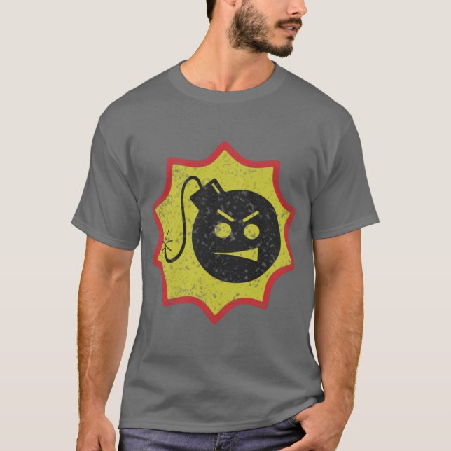 Camiseta Bomba grave arruinada (Anverso)