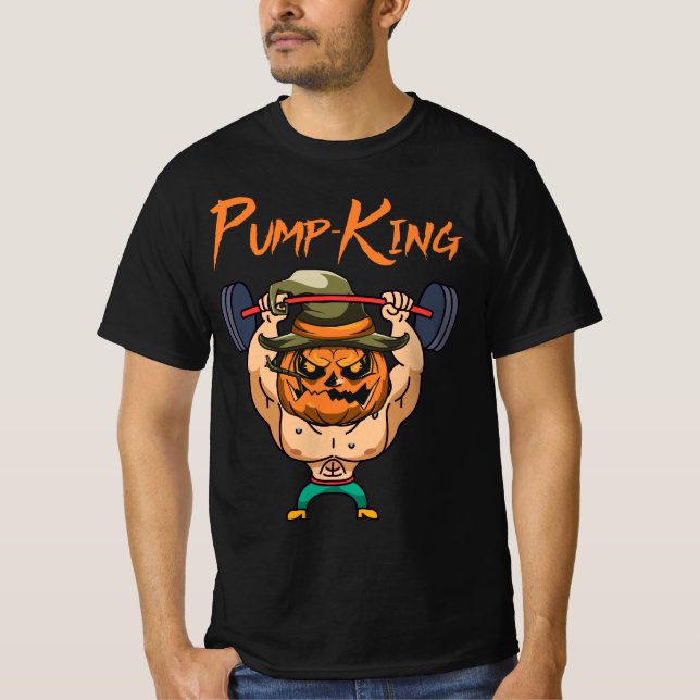 Camiseta Bomba King Calabaza Pun Halloween Disfraces Gimnas (Anverso)