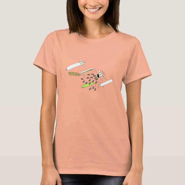 Camiseta Bomba perfecta de HBA (Anverso)