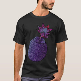 Camiseta Bomba Purpurina galaxia