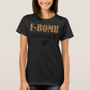Camiseta Bomba suave, mamá graciosa cruzando leopar con tin