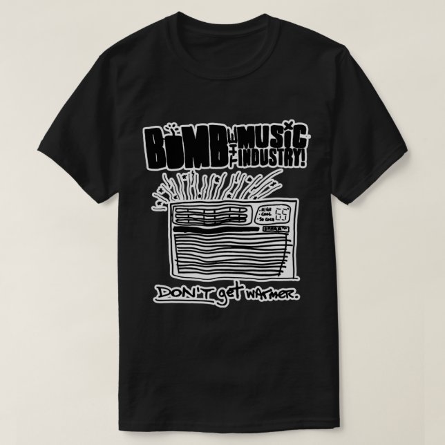 Camiseta Bombardear el Punk de la industria musical estadou (Diseño del anverso)